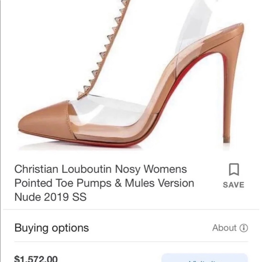 Christian Louboutin Nosy Spikes 37